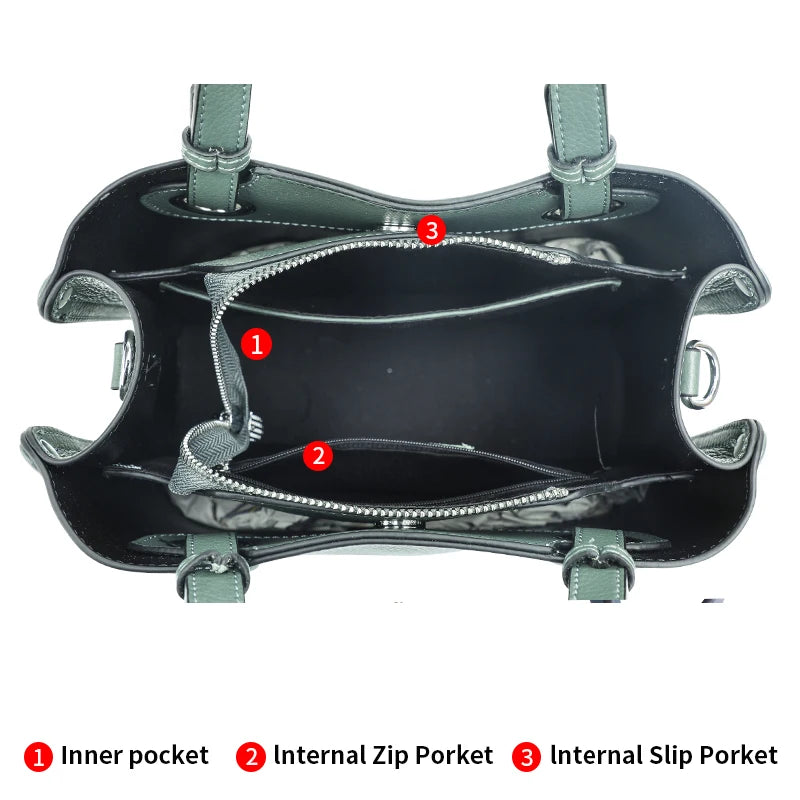 Saco de couro genuíno das mulheres 2023 nova atmosfera crossbody balde envoltório cabeça camada bolsa feminina