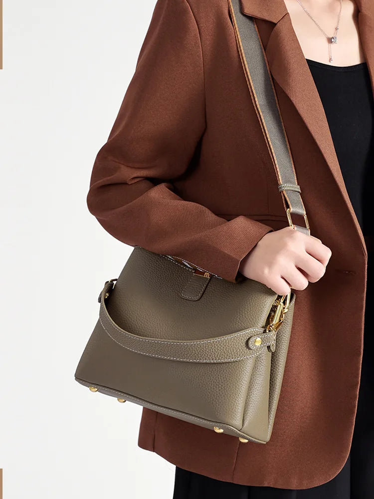 100% couro genuíno das mulheres crossbody saco 2025 verão feminino bolsa de ombro design luxo bolsa telefone maquiagem saco commuter